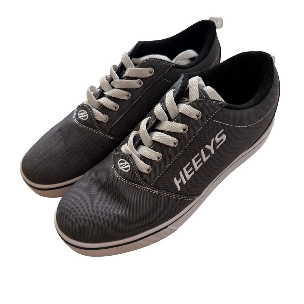 Heelys Men’s Size 9 Gray Skate Shoes w/ Wheels – Excellent Condition